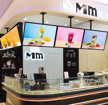 32寸液晶一体广告机应用连锁奶茶店(图1) 32寸液晶一体广告机应用连锁奶茶店(图1)